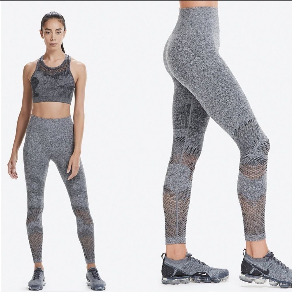 Alala Gray Camo Seamless Tight Size Small - image 2